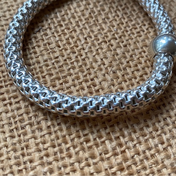 Beautiful Sterling Flexable Round Mesh Silpada Italian - Picture 3 of 4